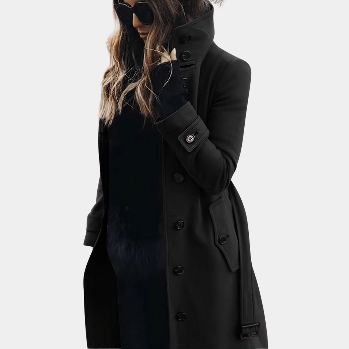 Amara | Women’s Classic Tailored Trench Coat