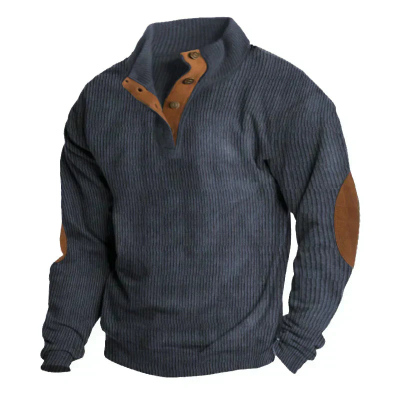 Pryce | Men’s Wool-Blend Button-Up Sweater