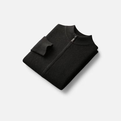 Ravender | Men’s Zipped Merino-Knit Sweater