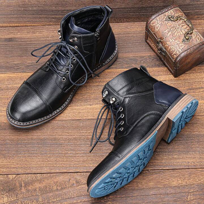 Coryne | Women’s Genuine Leather Lace-Up Boots