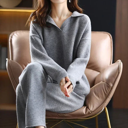 Merayne | Women’s 100% Cashmere Two-Piece Set
