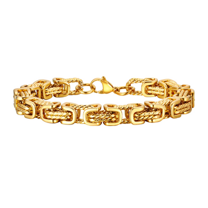 Oxmar | Men’s Woven-Core Stainless Steel Bracelet