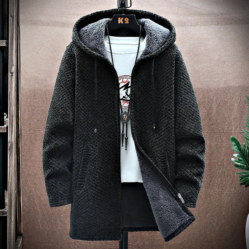 Montrel | Wool-Cashmere Fleece-Lined Hoodie