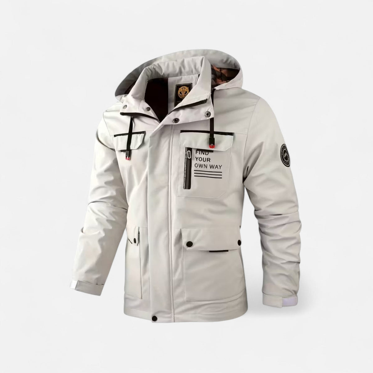 Ravexon | Men’s Hooded Windbreaker – Lightweight Outdoor Jacket