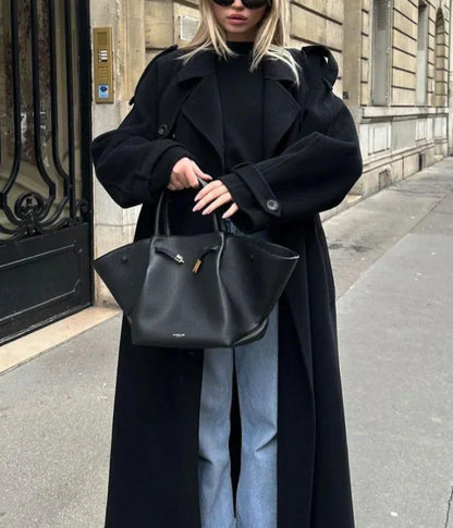 Aveline | Oversized Wool-Blend Coat