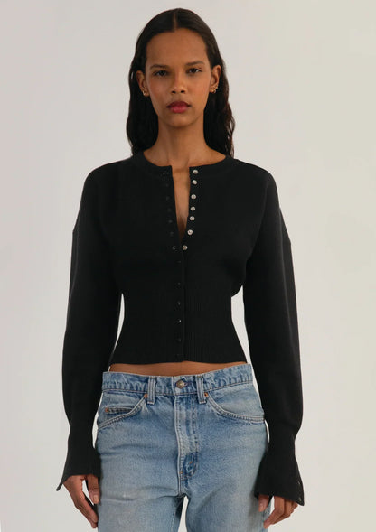 Mara | Women’s Cropped Button-Up Cardigan